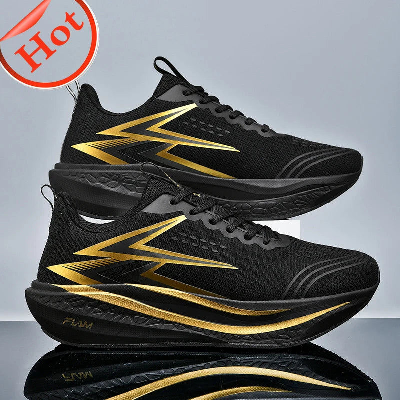 Men's Running Shoes Specialty Marathon Sports Shoes Breathable Lightweight Carbon Plate Women's Trend Athletic Sneakers Women