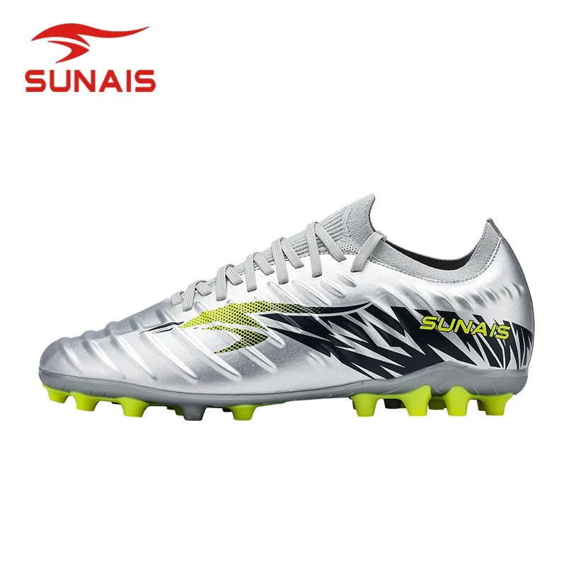 SUNAIS Chaussures de football pour hommes, entraînement sur gazon artificiel, antidérapantes, chaussures de football pour jeunes, chaussures d'entraînement sportif AG 835315