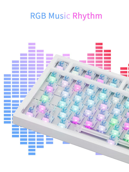Ajazz AK820/AK820Pro Gaming Mechanical Keyboard Bluetooth 5.1/Wireless/Wired Custom Keyboard With Heat Exchange Sealed Button