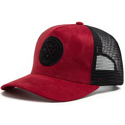 New Summer Mesh Baseball Cap Women Men Letter Patch Snapback Hat Casual Breathable Unisex Street Hip Hop Trucker Caps