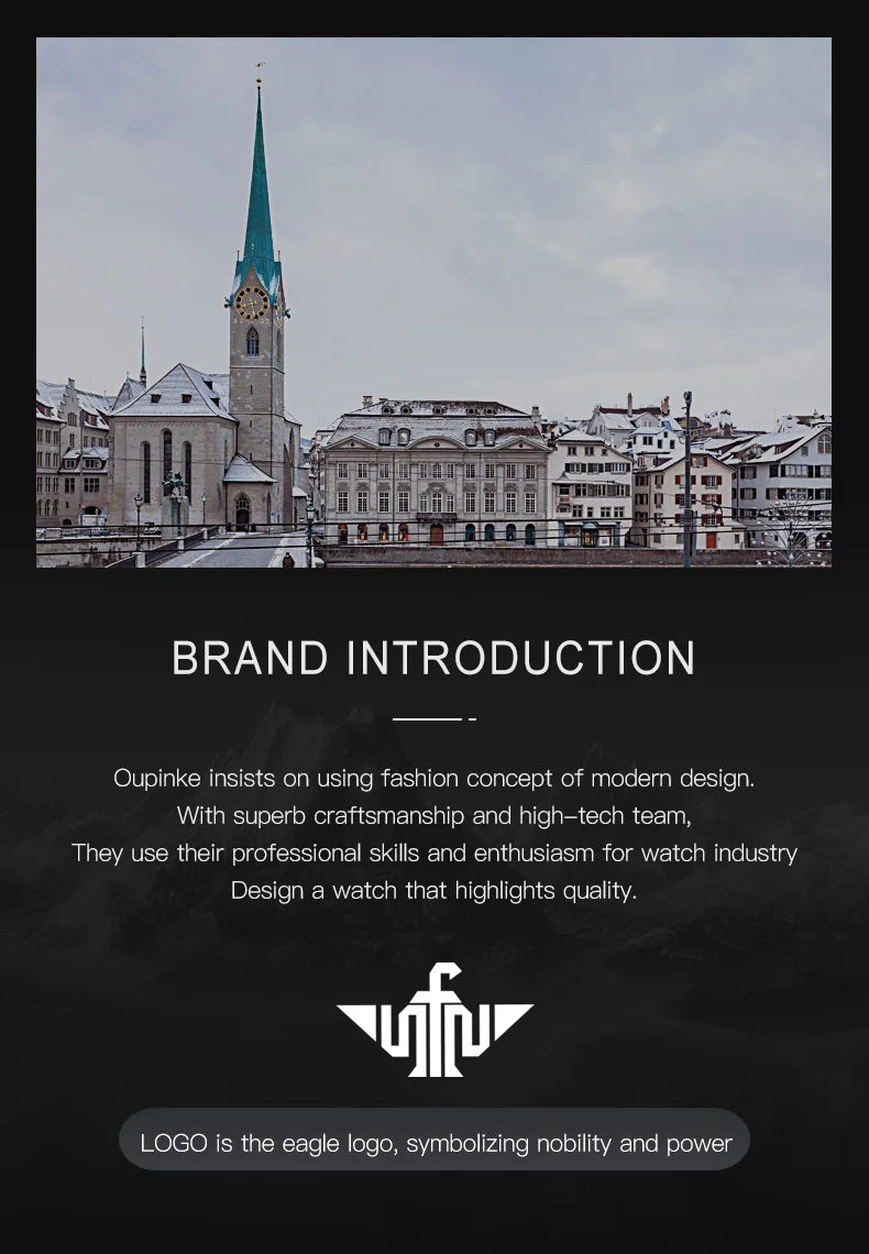 OUPINKE Fashion Mens Watches Top Brand Luxury Business Sport Watch Multifunction Automatic Mechanical Men Clock Waterproof Reloj