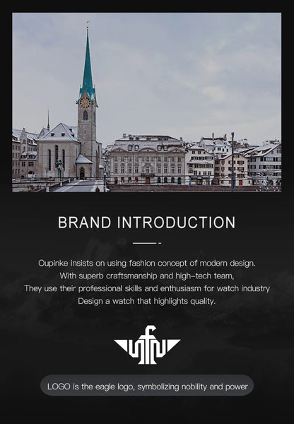 OUPINKE Fashion Mens Watches Top Brand Luxury Business Sport Watch Multifunction Automatic Mechanical Men Clock Waterproof Reloj