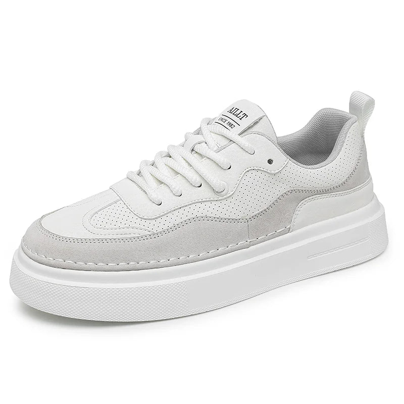2025 Korean Edition Fashion Men's Casual Shoes Urban Design Slim Fit Low Top Sneakers Breathable Mesh for Streetwear 39-44