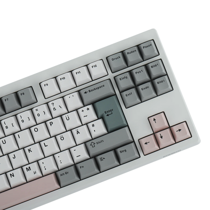 EPOMAKER TH87 ISO-DE Tenkeyless TKL Layout Wired/Bluetooth/2.4 GHz Wireless Mechanical Keyboard with 10000mAh Battery for PC/Mac