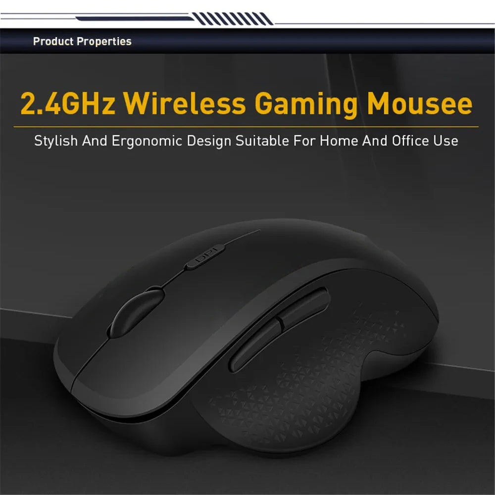 Rechargeable Bluetooth Wireless Mouse 4000 DPI Silent Wireless Mouse, Dual Mode Bluetooth & 2.4G USB Wireless Mouse for MacBook, PC & Laptop