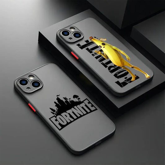 Karšto žaidimo F-Fortnites telefono dėklas Xiaomi Redmi Note 14 13 12 12S 11 11S 10 10S 9T 9S 8 7 Pro Plus 4G 5G, matinis skaidrus galinis dangtelis