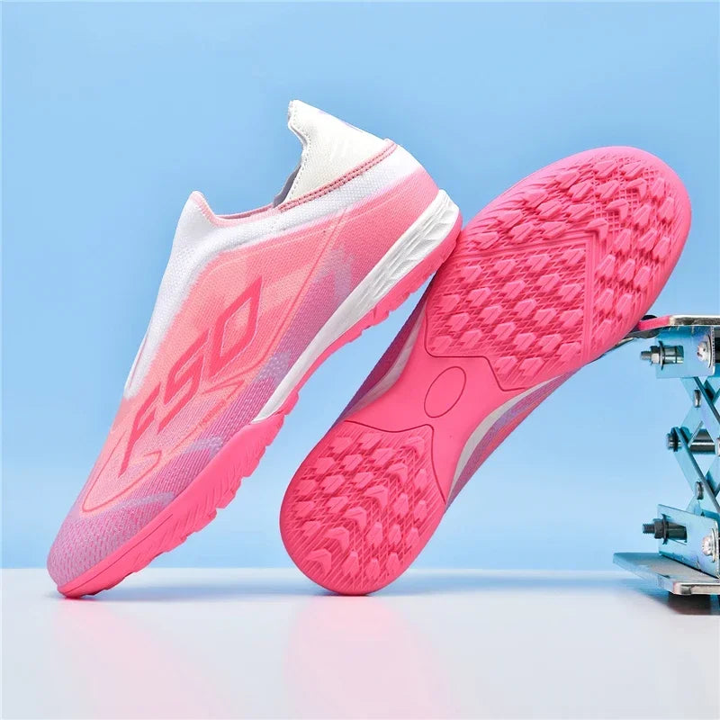Nouvelles chaussures de football pour hommes, chaussures de football respirantes à haute cheville, ultralégères, antidérapantes, chaussures de sport de haute qualité, pour match en plein air