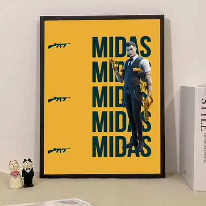 Game F-Fortnite Poster Surprise Home Decoration Picture Wall Art for Study Living Room Decor