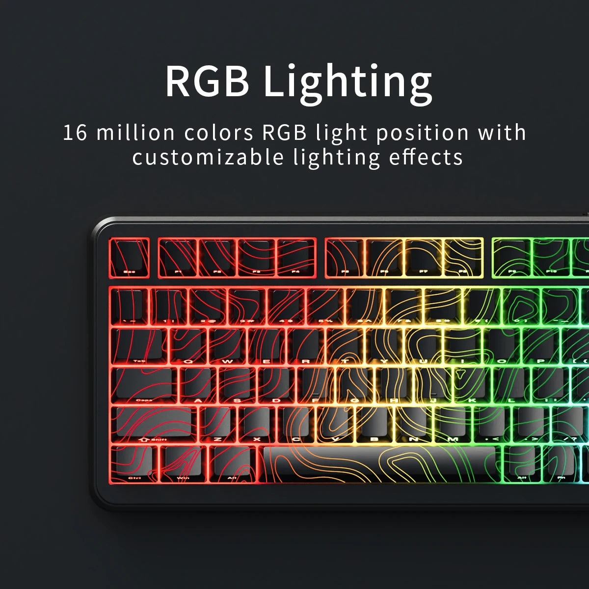AJAZZ AK820 MAX New Magnetic Switch Type-C-Wired Only-Computer Gaming Keyboard Upgrade Gasket Mechanical Keyboard Cool RGB