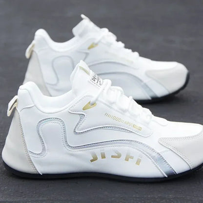 Miesten PU-nahkaiset vedenpitävät lenkkarit, rennot urheilukengät, kevyet, hengittävät, tasapohjaiset, luistamattomat tenniskengät, Zapatillas Hombre