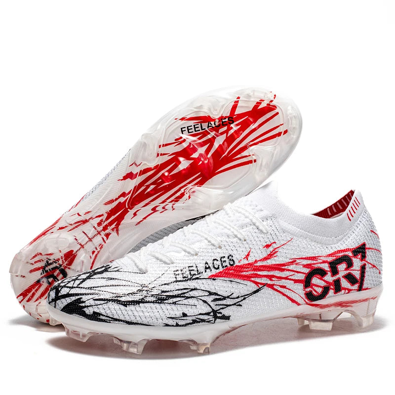 Chaussures de football professionnelles, crampons antidérapants, chaussures de soccer pour hommes, baskets d'entraînement pour terrain en gazon et extérieur