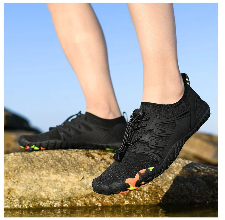 Unisex Water Shoes Quick-Dry Aqua Shoes Drainage Wading Shoes Beach Sports Swim Sandals Yoga Barefoot Diving Surfing Sneakers