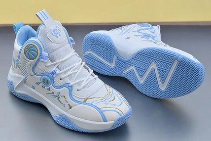Verkauf von Basketballschuhen für Herren, High-Top-Sportschuhe für Outdoor, gepolstert, Herren-Sportschuhe, bequeme weiße Sneaker, Zapatillas