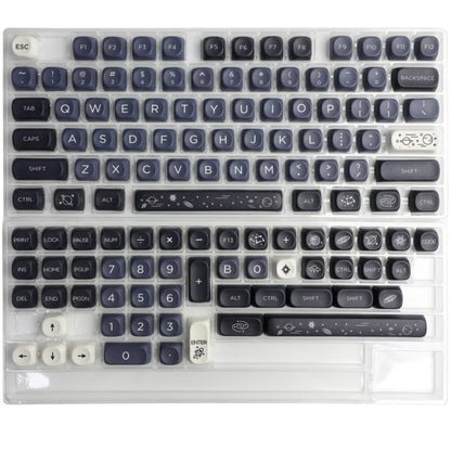 Galaxy Theme Key Cap 129 Keys GMK MOA Profile DYE-SUB PBT Keycap with 1.75U 2U Shift for MX Switch Mechanical Keyboard