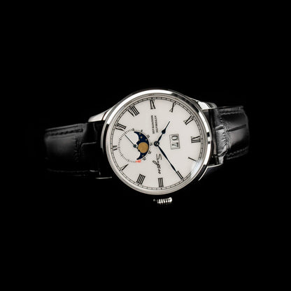 Sugess Watch Tianjin ST25 Automatic Mechanical Movement Real Moonphase Men Watches Luxury Wristwatch Retro Reloj Hombre Sapphire
