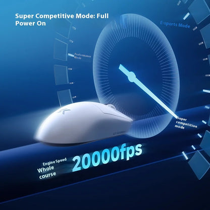 MCHOSE A7 V2 Ultra+ Kabellose Maus Tri-Mode Leichtgewicht Paw3950 Ti 42000dpi 500mah PC E-Sports Laptop Gaming-Maus Zubehör