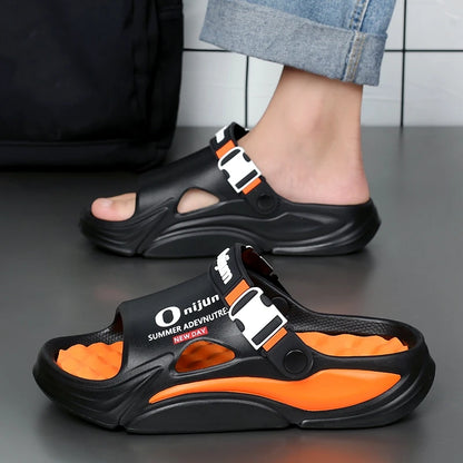 Pantoufles de Massage d'été pour hommes, sandales d'extérieur, plage, diapositives d'intérieur confortables, sabots d'eau, chaussures décontractées, pantoufles de maison pour hommes et femmes