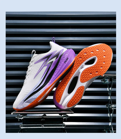 Men's Running Shoes Specialty Marathon Sports Shoes Breathable Lightweight Carbon Plate Women's Trend Athletic Sneakers Women
