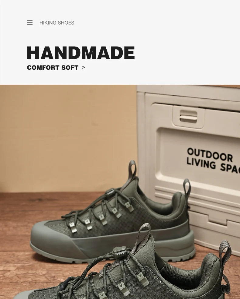 2025 New Mountaineering Shoes Outdoor Hiking Sports Shoes Men's Non Slip Hunting Leisure Walking Shoes Size 37-45
