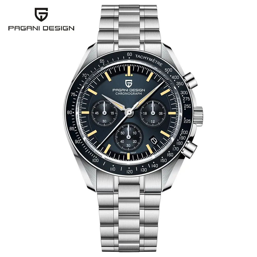 PAGANI DESIGN PD1701 Tribute to CK2998 Moon Watch Retro Quartz Watch For Men AR Sapphire crystal Sport Chronograph Man 2026 New