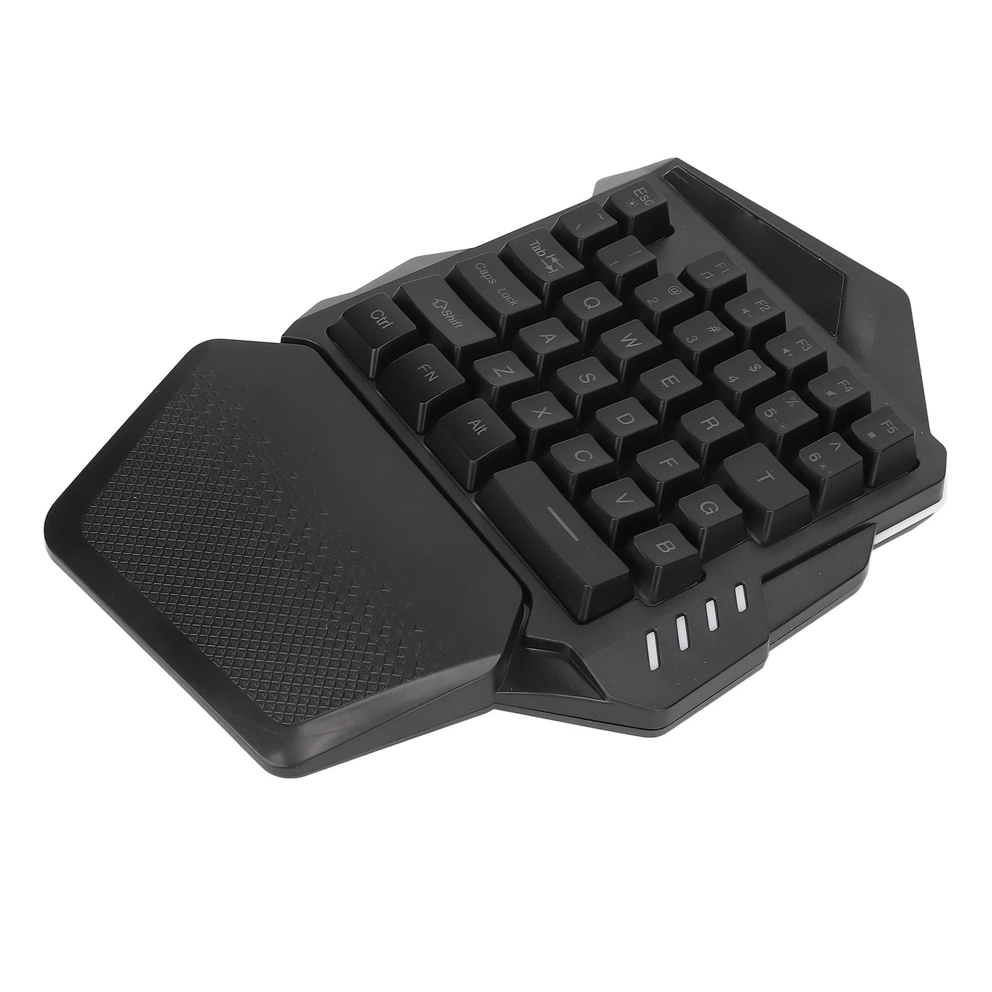 Mini Mechanical Keyboard One Handed Gaming Keyboard 2.4G Wireless RGB Lighting ABS 35 Keys Gaming Keyboard for Computer