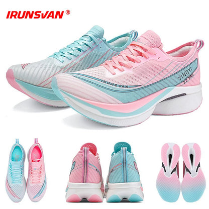 2025 IRUNSVAN SHADOW WING 2.0 PRO Marathon Air Cushion Sports Running Shoes Carbon Plate Trail Running Shoes Lightweight Sneaker