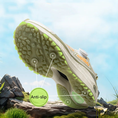 ONEMIX Outdoor Running Sneakers Men Elastic Trail Shoes Lightweight Breathable Women Sneakers Couple Casual Waterproof Shoes