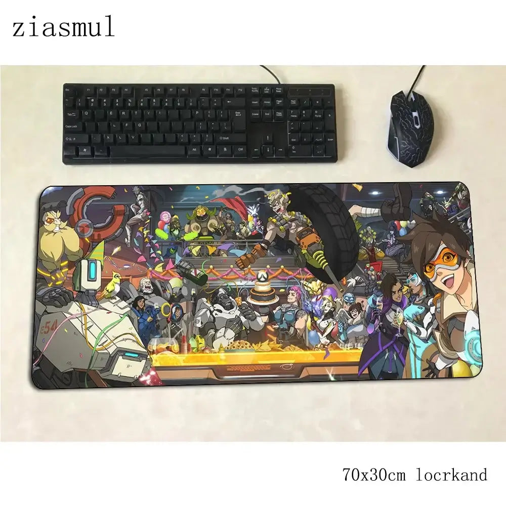 overwatch mouse pad gamer Gorgeous 70x30cm gaming mousepad pc notbook desk mat padmouse games Aestheticism gamer mats gamepad