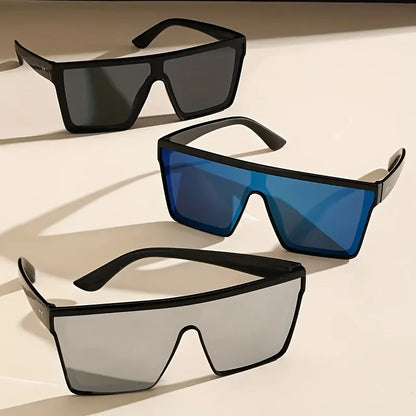 2-4PCS Oversize frame One-piece Goggle Men Woman Sunglasses Interior Accessory Protective Gears Anti Glare Car Driving Glasses