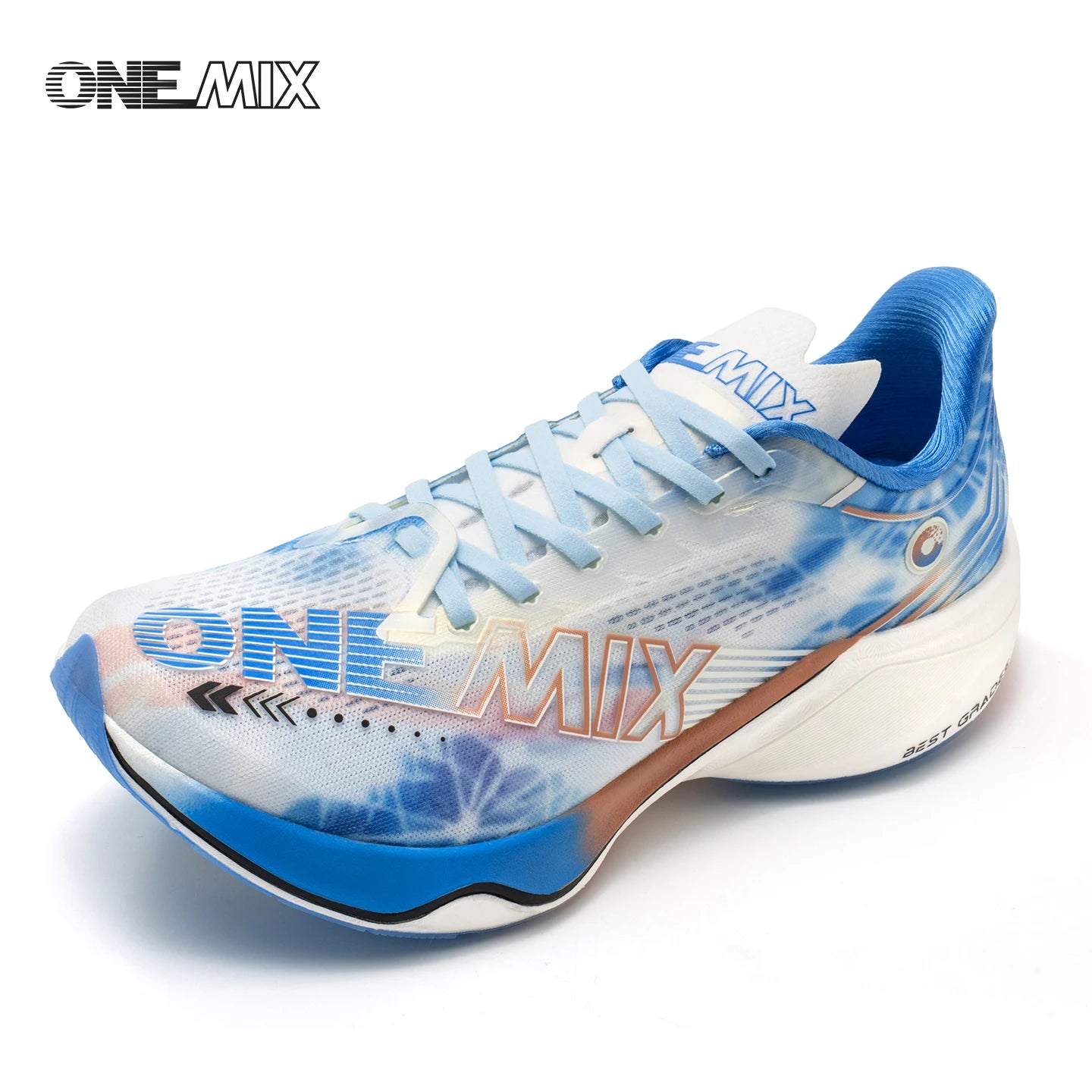 ONEMIX Neue Marathon-Laufschuhe mit Nylon-Carbonplatte, stoßdämpfende Profi-Rennschuhe mit stabiler Unterstützung, ultraleichte Rebound-Sneaker