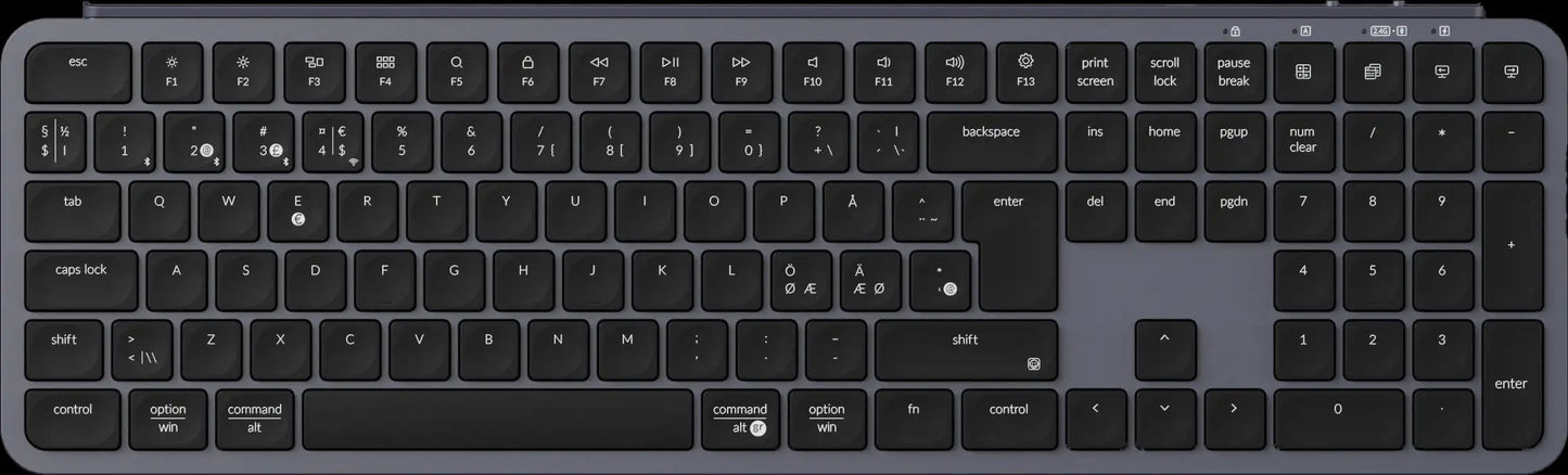 Keychron B6 Pro ISO Layout Ultra-Slim Wireless Keyboard Full Size Portable Lightweight 2.4GHz & Bluetooth Connections