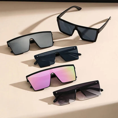 2-4PCS Oversize frame One-piece Goggle Men Woman Sunglasses Interior Accessory Protective Gears Anti Glare Car Driving Glasses