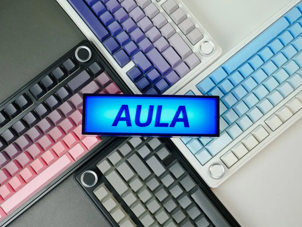 AULA F75 Pro Gasket Mounted Wireless Gaming Mechanical Keyboard RGB Customized 75% Layout Side-engraving PBT Keycaps