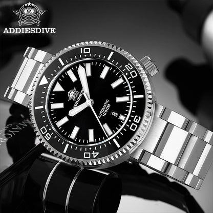 ADDIESDIVE Men's Luxury Watch 1000m Diver's Watch Waterproof Luminous Sapphire Glass Reloj Hombre Automatic Mechanical Watches