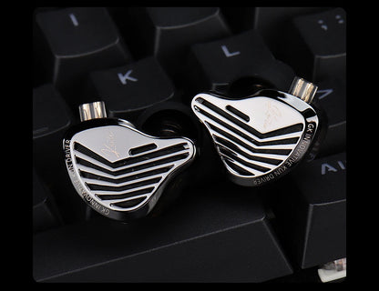 GK KUNTEN HiFi Dynamic Driver Earphones Wired In-Ear Headphones with Microphone, Detachable Cable DJ Music Earbuds, Professional HiFi Audio Earphones