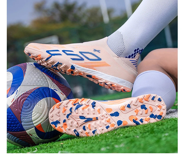 Pointure 35-45 Chaussures de football FG/TF pour hommes, futsal, professionnelles, unisexes, pour garçons, chaussures de football, baskets