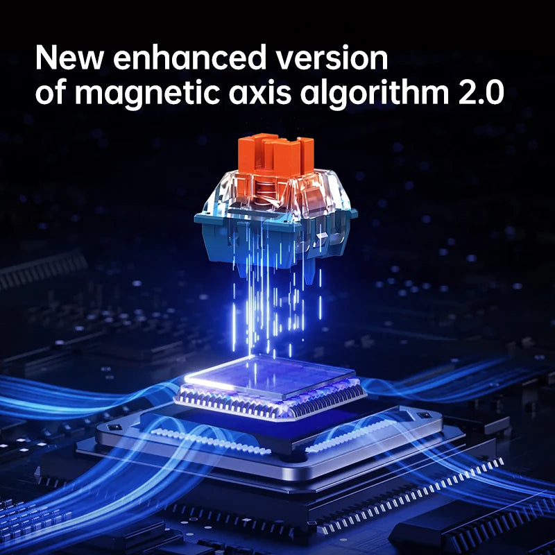 MCHOSE Ace 60 Pro 68 Magnetic Axis Mechanical Keyboard Customized Esports 0.01ms Latency RT 0.01mm 128K Gaming Keyboard Original
