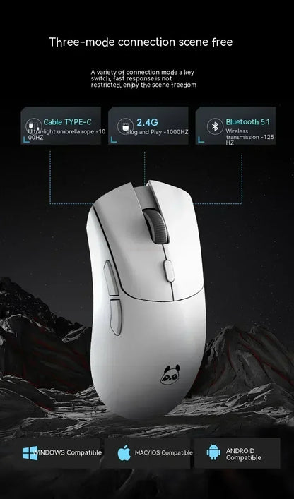 Metaphyuni Metapanda P1 draadloze muis P1 Pro Max Paw3395L lage latentie lichtgewicht e-sports gamingmuis ergonomisch pc-gamercadeau