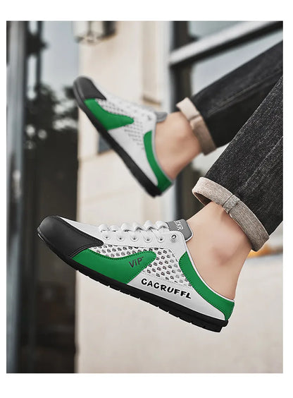 2025 New Men's Casual Slip-Ons - Durable, Comfortable, Breathable & Stylish Half-Slippers