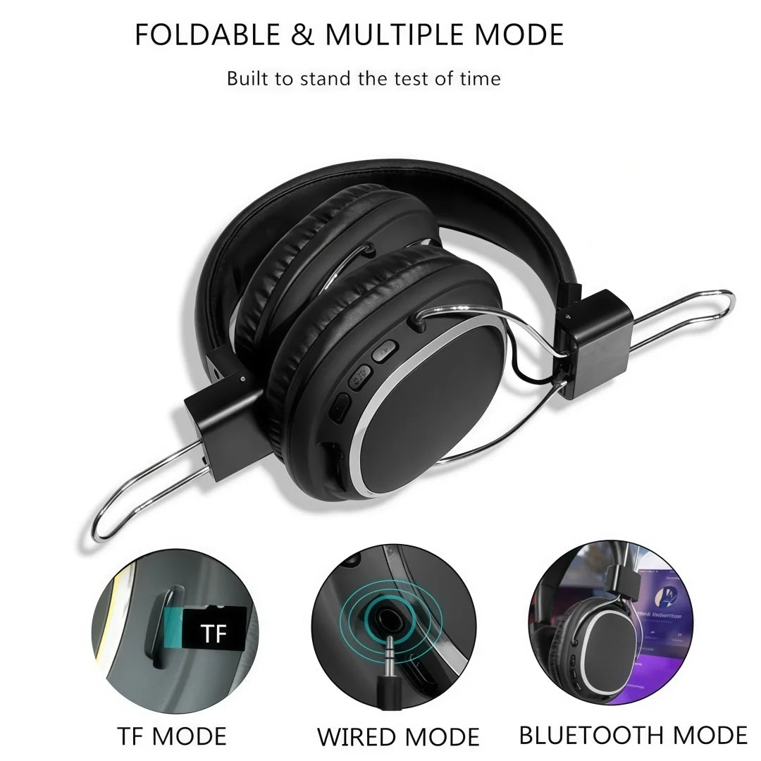 SODO SD-1004 Wireless Headphones Foldable Bluetooth 5.3 HIFI Stereo Headset 40mm Driver Over Ear Headphone with Mic Support TF