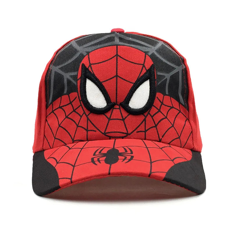 Marvel Spider-Man anime-figur baseballkasket bomuldshat med skygge til studerende, mænd og kvinder – tegneserie-udendørs solhat til udklædning og fødselsdagsgave