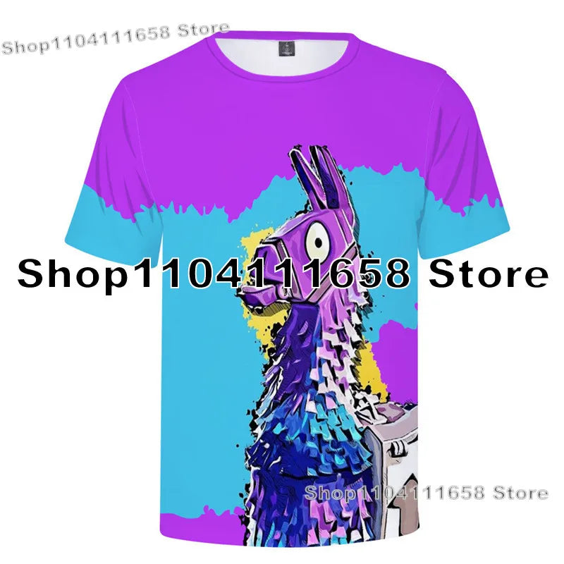 Banana Peely T-shirt Women's Tee Kids F-Fortnite T Shirt for 3D Printed Men's Battle Royale Game Summer Tops Birthday Gifts