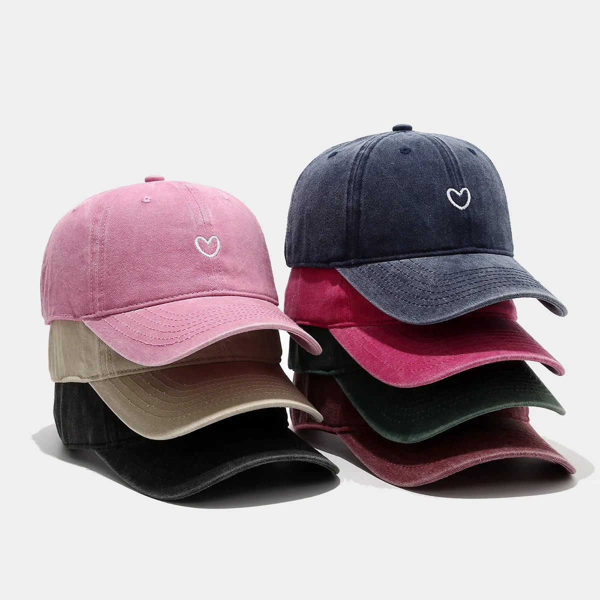 Spring New Pigeon Embroidery, Water Wash, Sun Protection Sun Hat for Men and Women Outdoor Sports, Fishing, Sun Protection Baseb
