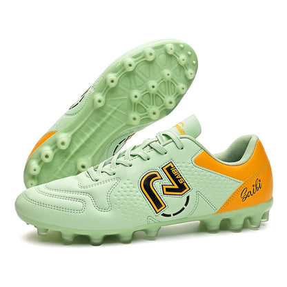 Chaussures de sport unisexes haute adhérence, tige en PU tissé, crampons TPU AG FG, contrôle de précision, antidérapantes, chaussures de sport pour hommes