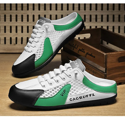 2025 New Men's Casual Slip-Ons - Durable, Comfortable, Breathable & Stylish Half-Slippers
