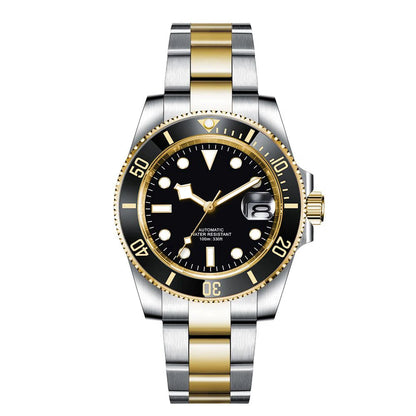 Customized Logo Reloj Men's Mechanical Automatic Wristwatch NH35 Movement 40mm Dial 100M Waterproof Sapphire Glass DIY Corgeut