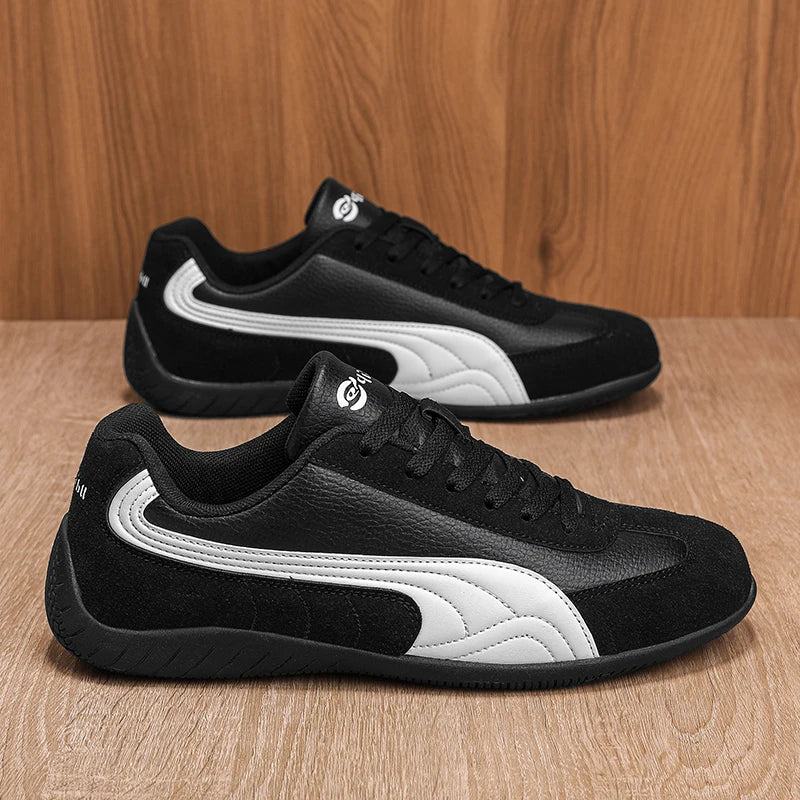 Popular Autumn Lightweight Fashionable Men's Casual Shoes Odor Resistant Low Cut Sports Shoes Outdoor Soft Retro Walking Shoes