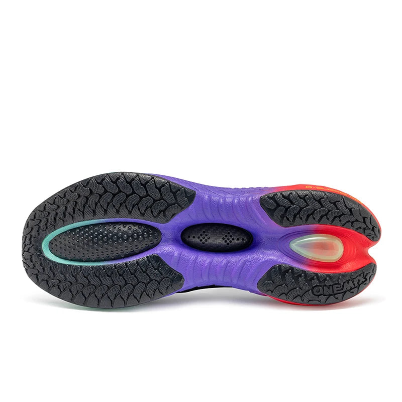 ONEMIX Nouvelles chaussures de course à amorti pour hommes, adaptées aux coureurs intensifs, à lacets, sportives, pour femmes, antidérapantes, d'extérieur, athlétiques, baskets pour hommes