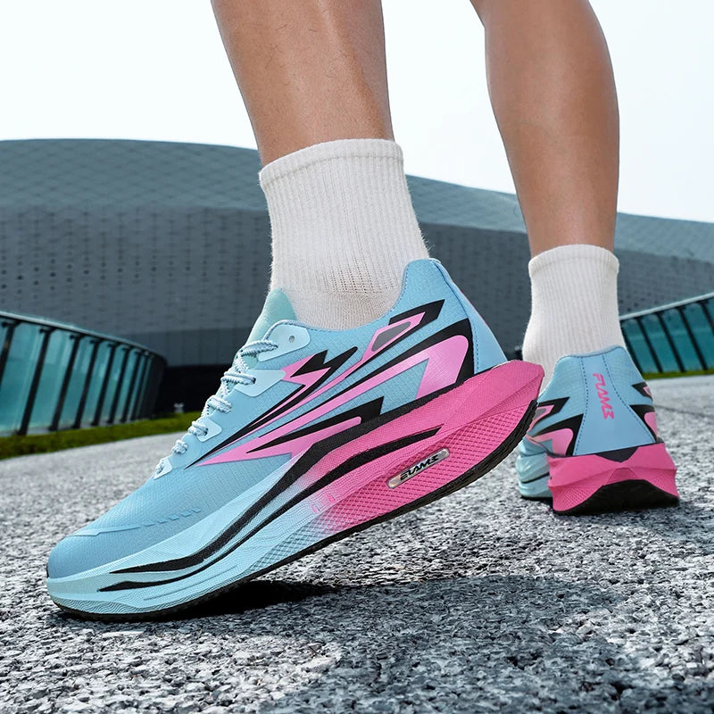 Unisex-Sportschuhe, modische Schnür-Laufschuhe, stoßdämpfend, rutschfest, mit Rebound-Effekt, Trainingsschuhe 2026, neue Outdoor-Fitnessschuhe