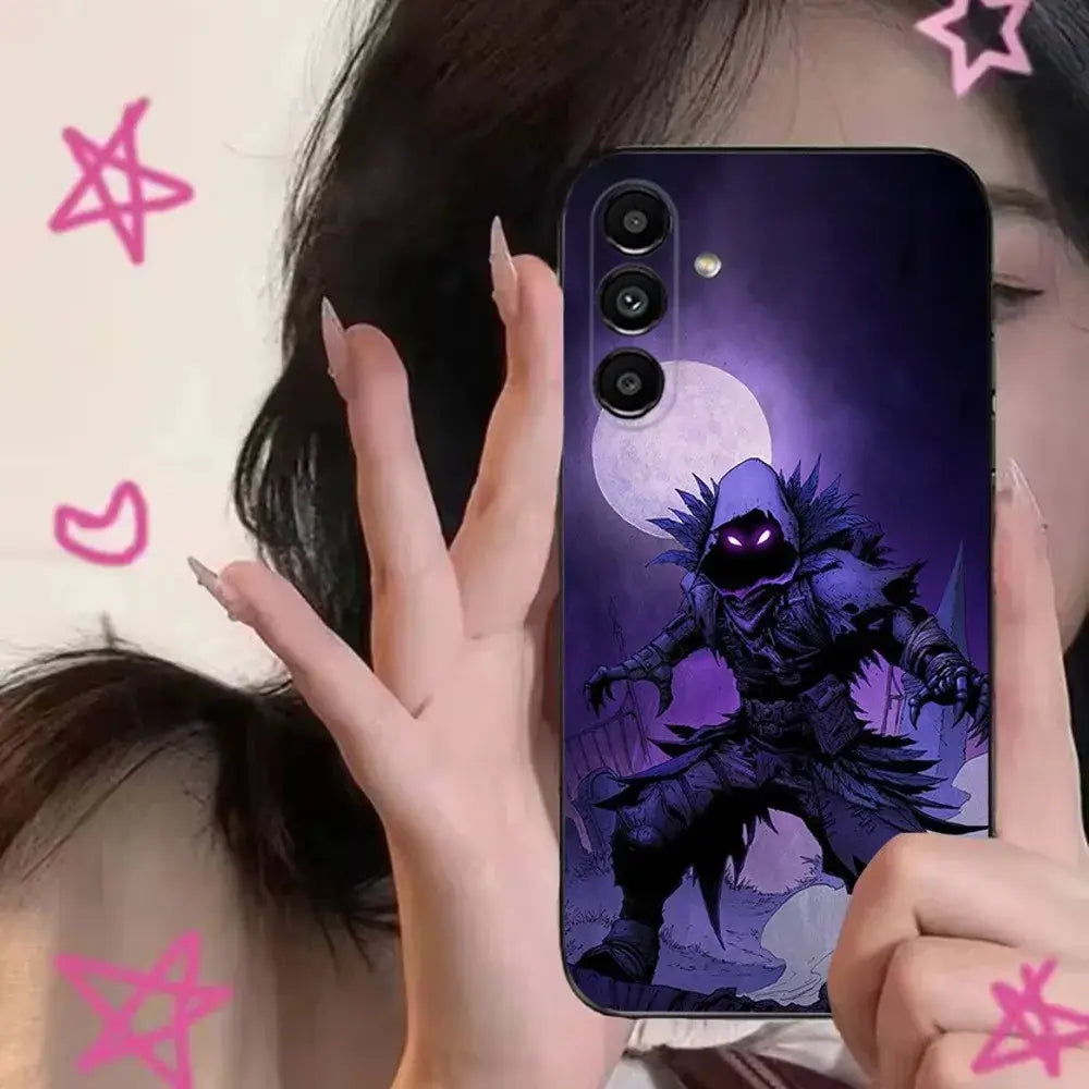 R-Royales F-Fortnites  Phone Case For Samsung S24,S21,S22,S23,S30,Ultra,S20,Plus,Fe,Lite,Note,10,9,5G Black Soft Cover